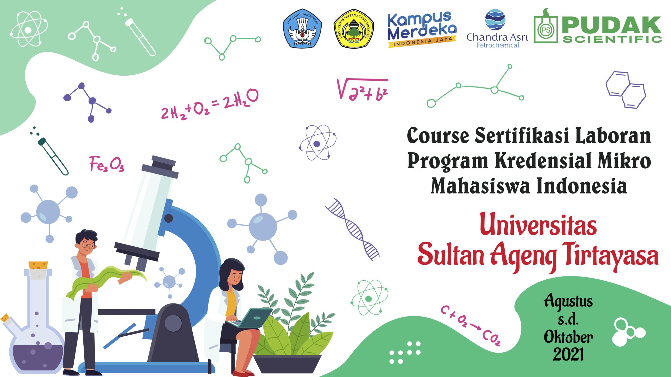 Mahasiswa Universitas Sultan Ageng Tirtayasa Berpartisipasi dalam Program Kredensial Mikro Mahasiswa Indonesia (KMMI) 2021