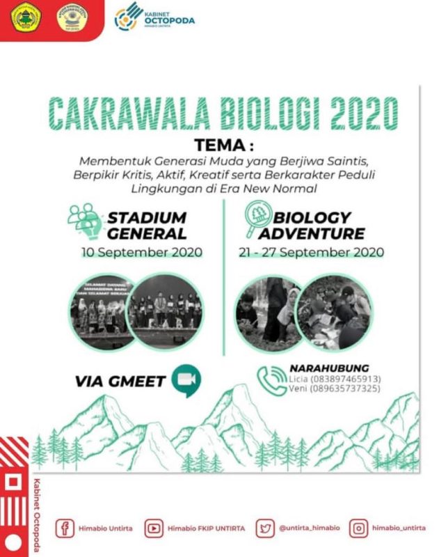 MEMPERKENALKAN KEHIDUPAN KAMPUS PADA KEGIATAN CAKRAWALA BIOLOGI 2020
